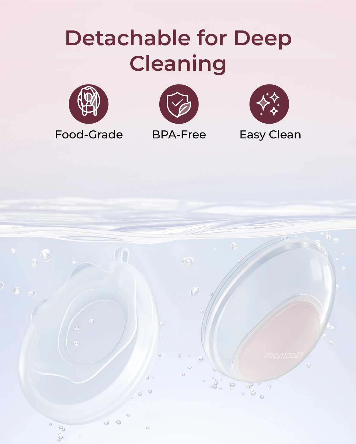 Momcozy Waterdrop Breast Milk Collection Shell - Image 6