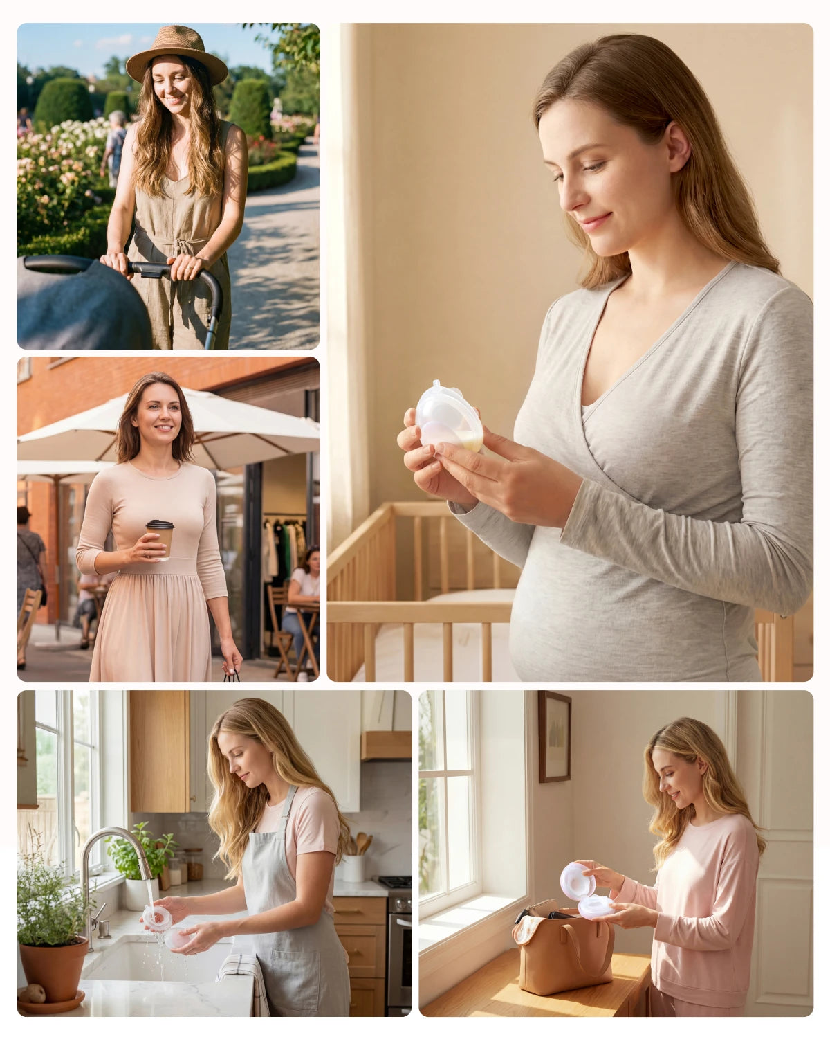 Momcozy Waterdrop Breast Milk Collection Shell - Image 8