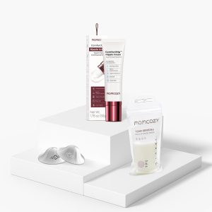 Breastfeeding Essentials Bundle: Nipple Cream. Silver Nipple Shields & Milk Storage Bags