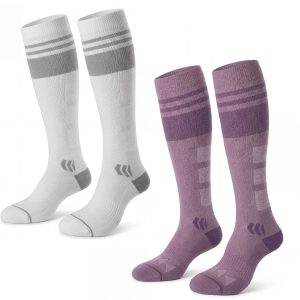 Momcozy Wide Calf Compression Socks 20-30mmHg for Sports 2 Pairs