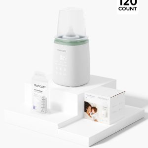 6-in-1 Fast Baby Bottle Warmer and 120 Count Breastmilk Storage Bags