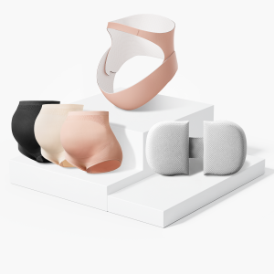 Ergonest Maternity Belly Band & High Waist Pregnancy Underwear & Pregnancy Wedge Pillows Bundle