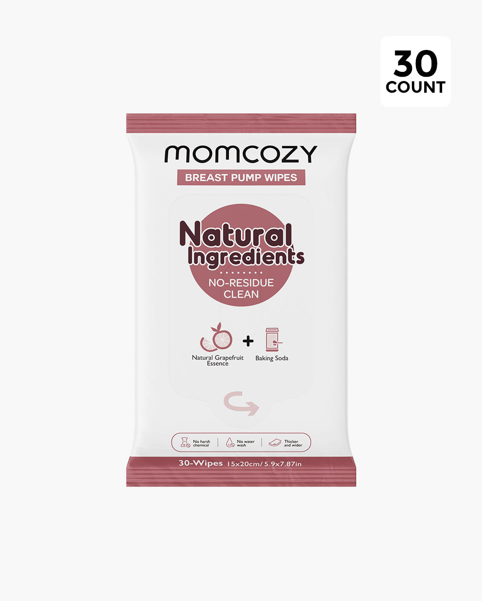 Natural Breast Pump Wipes - Safe & Convenient - Image 3