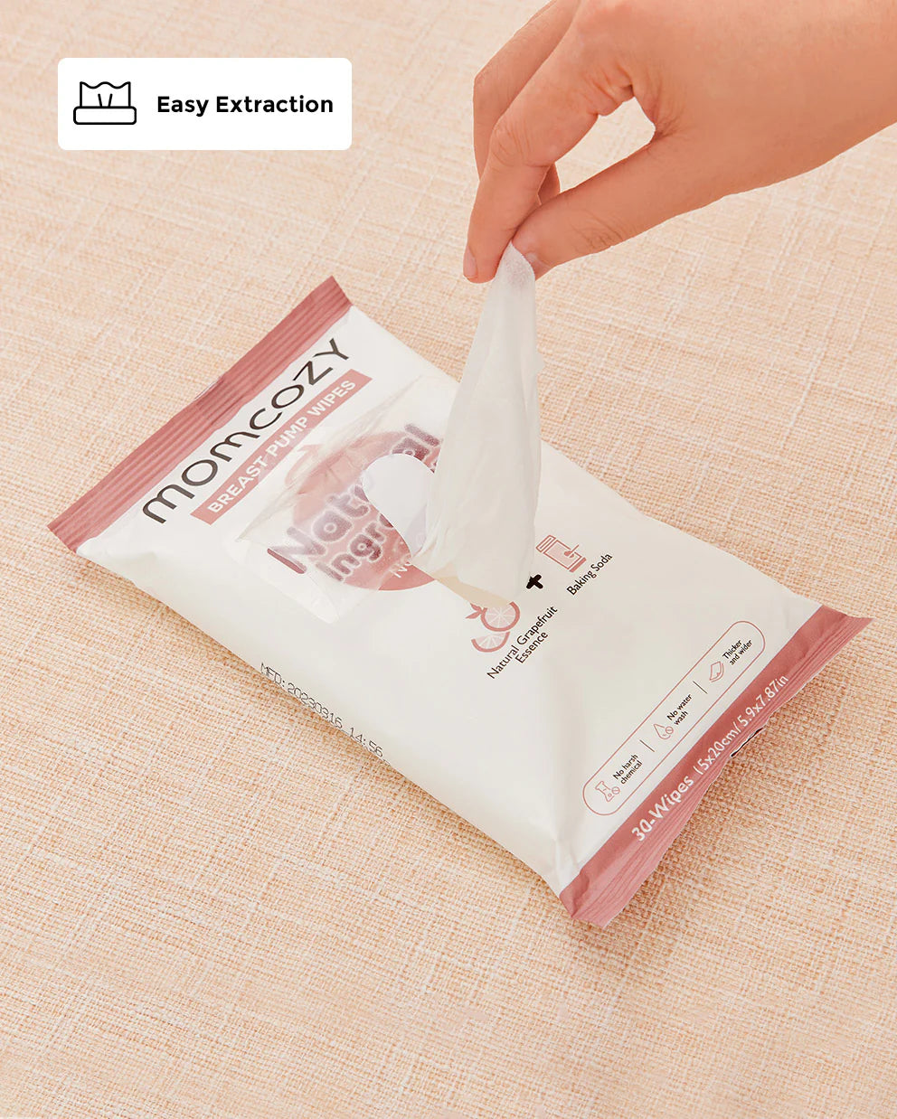 Natural Breast Pump Wipes - Safe & Convenient - Image 5