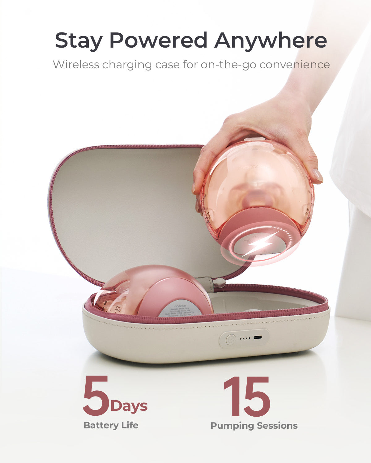 Momcozy Air 1 Ultra-slim Breast Pump - Image 15