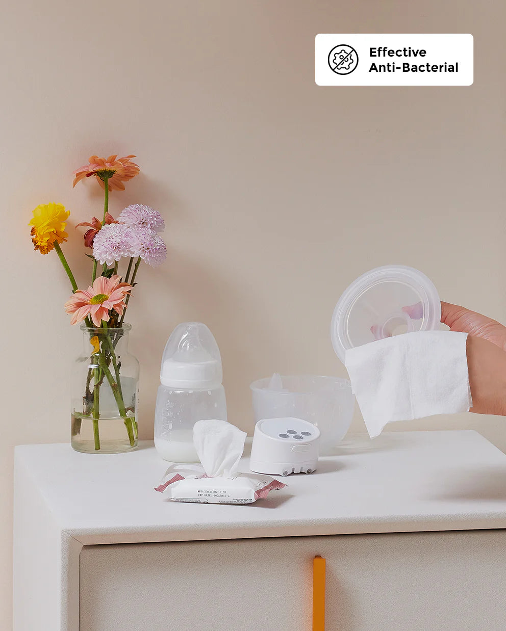 Natural Breast Pump Wipes - Safe & Convenient - Image 12