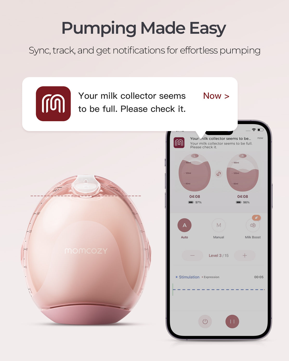 Momcozy Air 1 Ultra-slim Breast Pump - Image 18