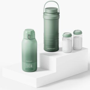 On-the-Go Bundle: Portable Baby Bottle Warmer + 22oz Baby Bottle Cooler