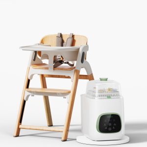 Feeding Bundle: KleanPal Pro Baby Bottle Washer & DinerPal High Chair