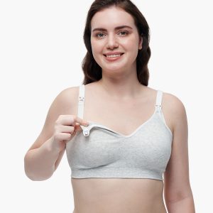 Momcozy Soft U.S. Cotton Seamless Maternity Bra
