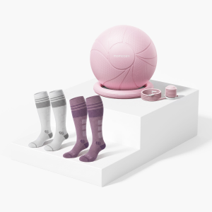 Pregnancy Essential Bundle：Pregnancy Ball & Wide Calf Compression Sports Socks
