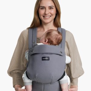 PureHug Ergonomic Baby Carrier – Gray