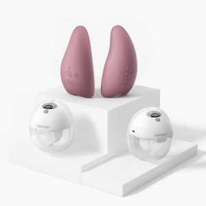 M5 Smart Heat Massager Bundle: Double M5 Smart Breast Pump and Double Breast Massager