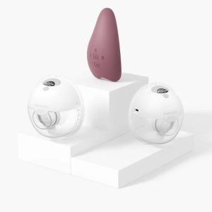 M5 Smart Massager Bundle: Double M5 Smart Wearable Breast Pump and One Breast Massager