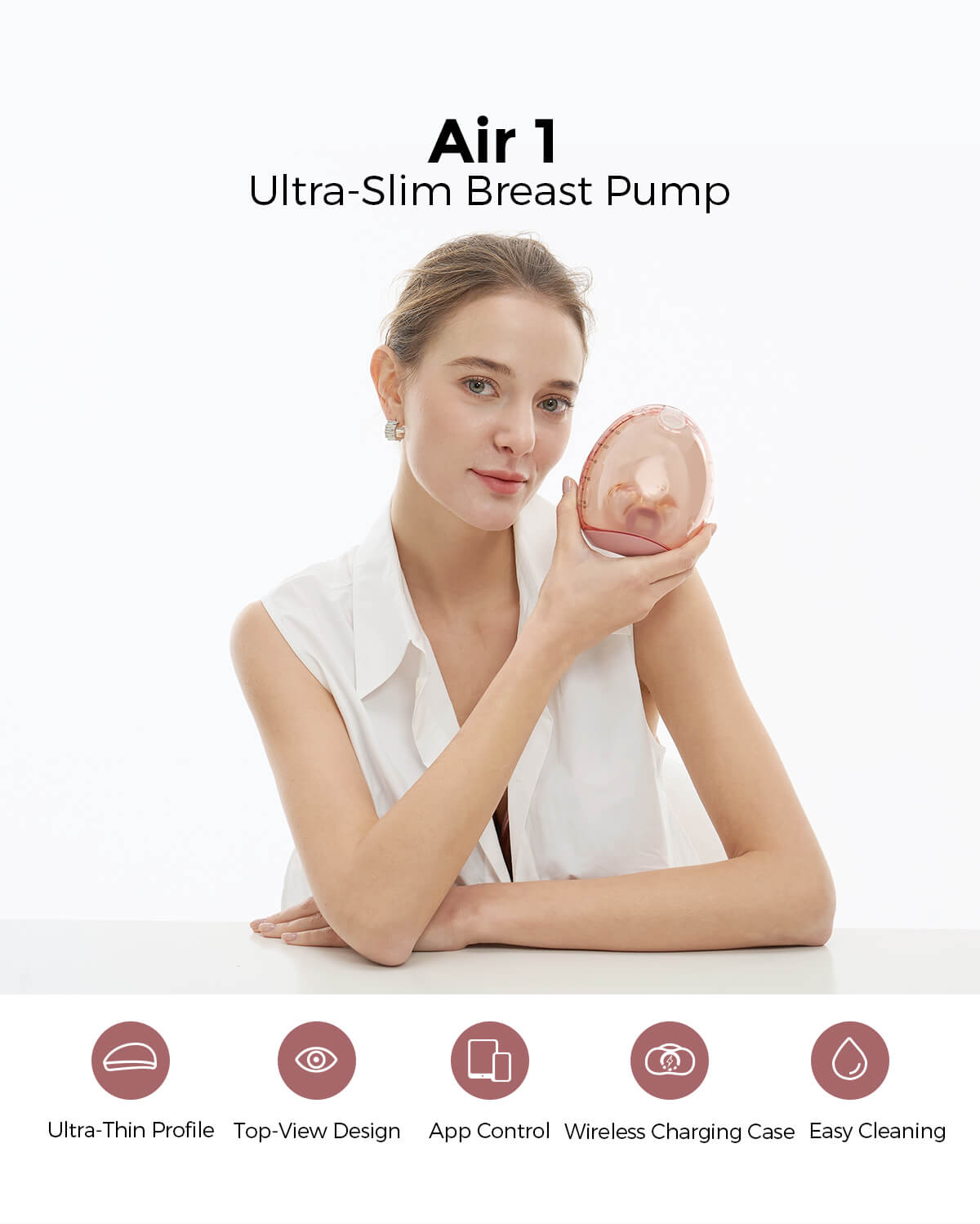 Momcozy Air 1 Ultra-slim Breast Pump - Image 2