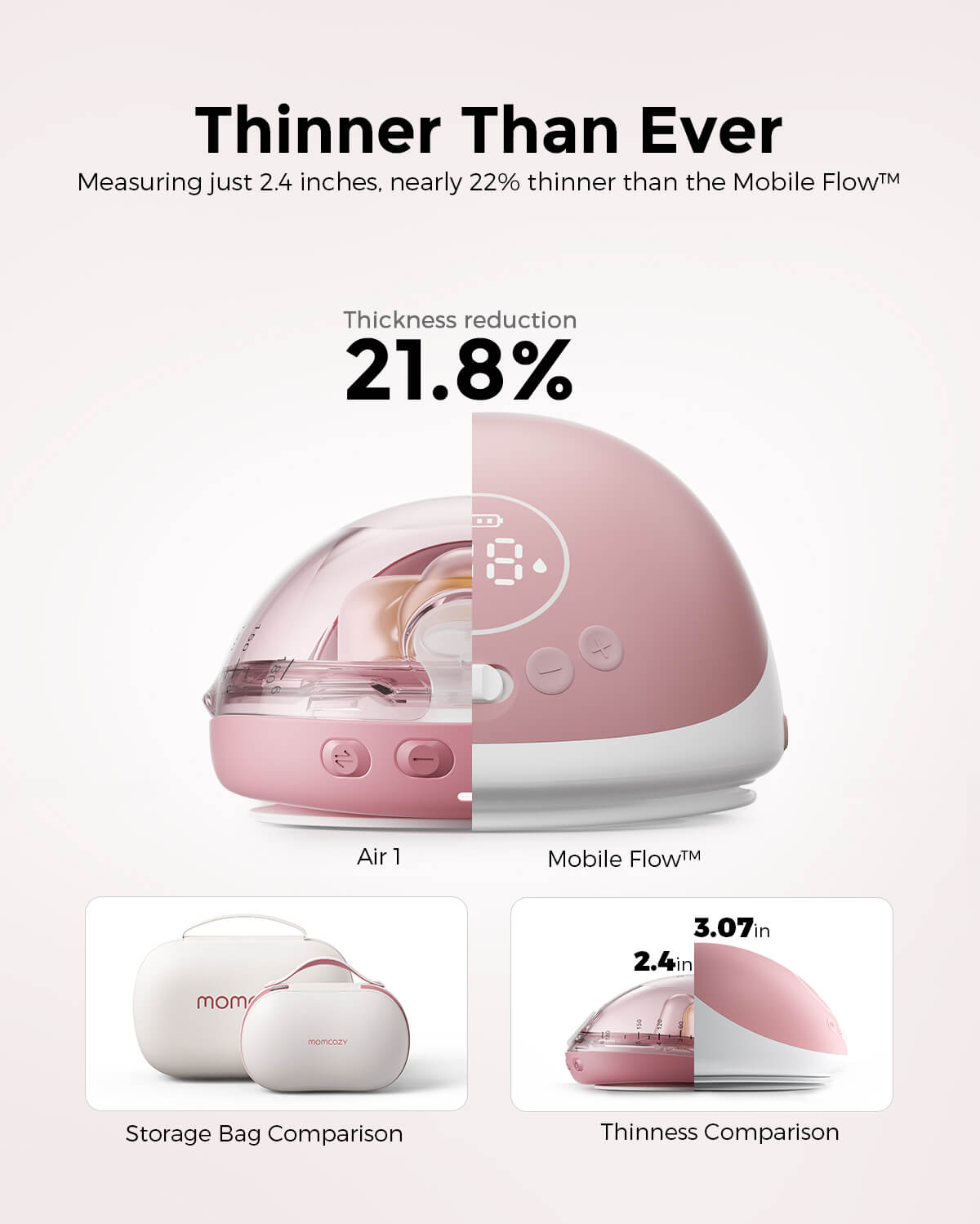 Momcozy Air 1 Ultra-slim Breast Pump - Image 5