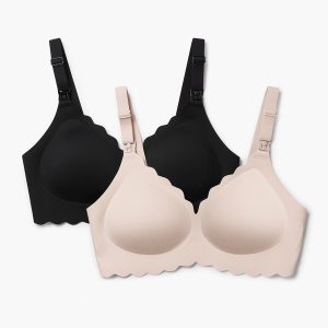 Jelly Strip - Seamless Floral Push up Nursing Bra (2 Pack)