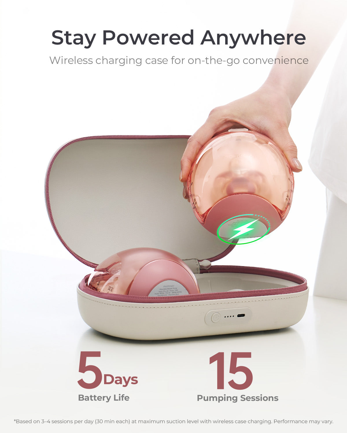 Momcozy Air 1 Ultra-slim Breast Pump - Image 6