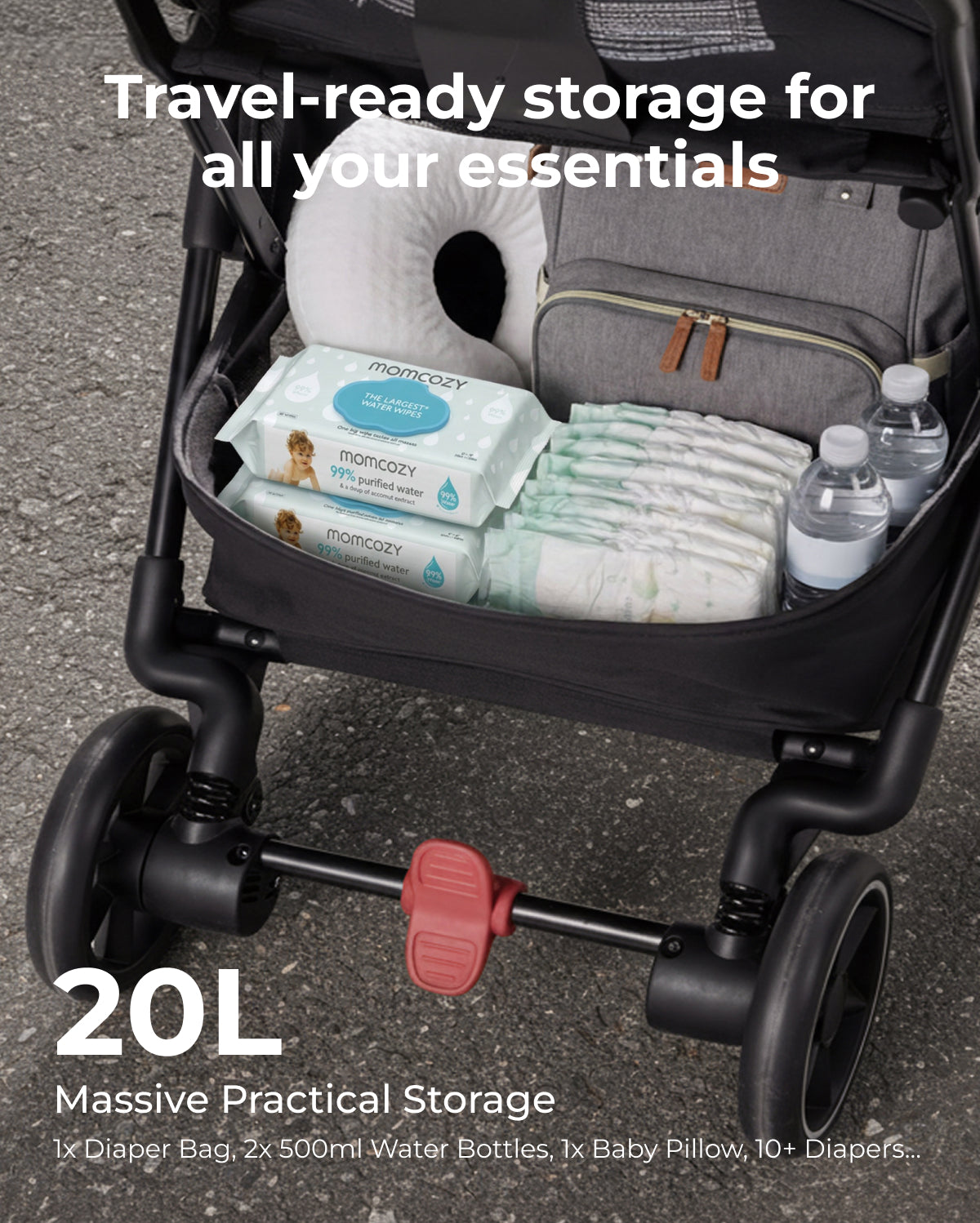 Momcozy Tuckgo Travel Stroller - Image 9