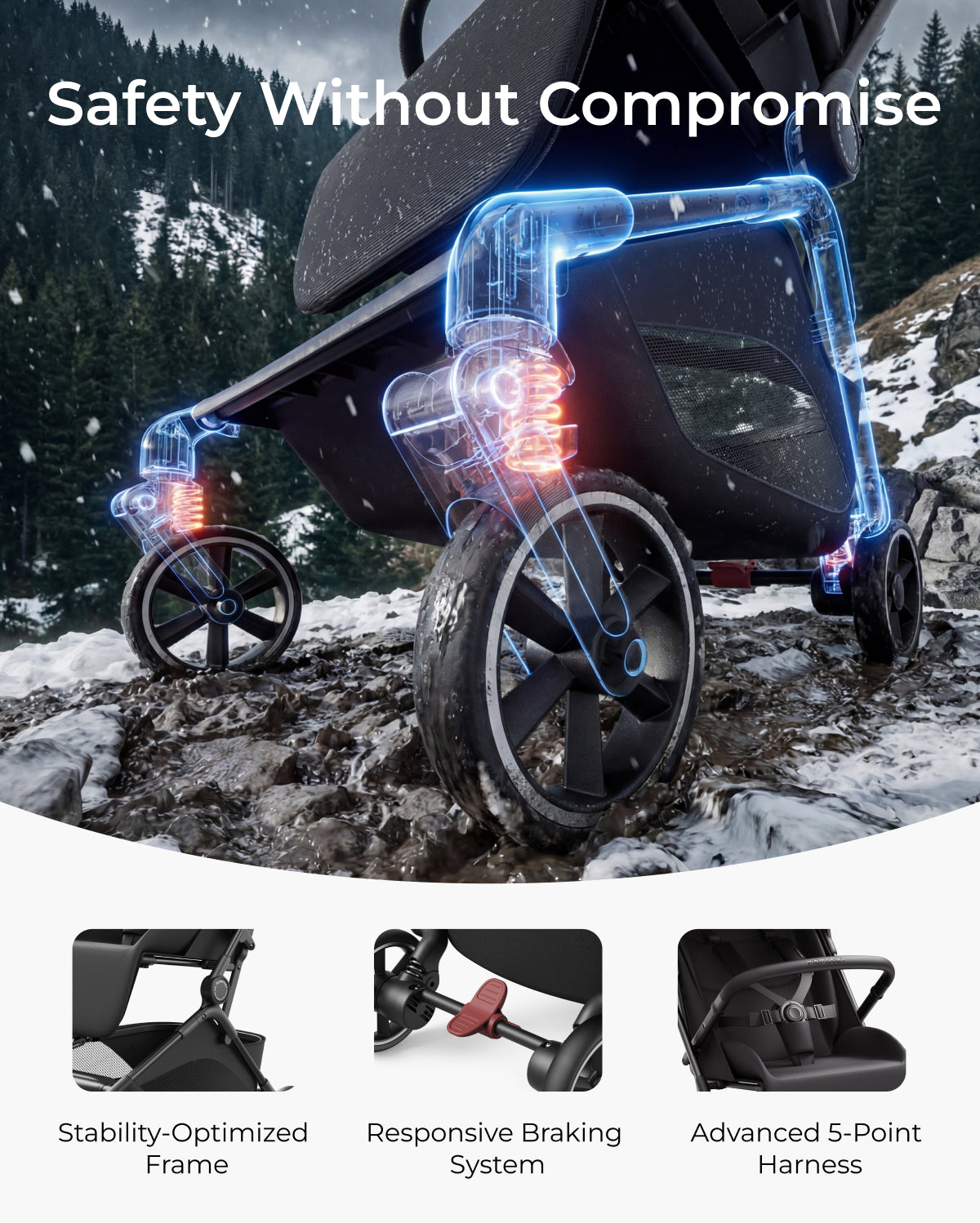 Momcozy Tuckgo Travel Stroller - Image 7